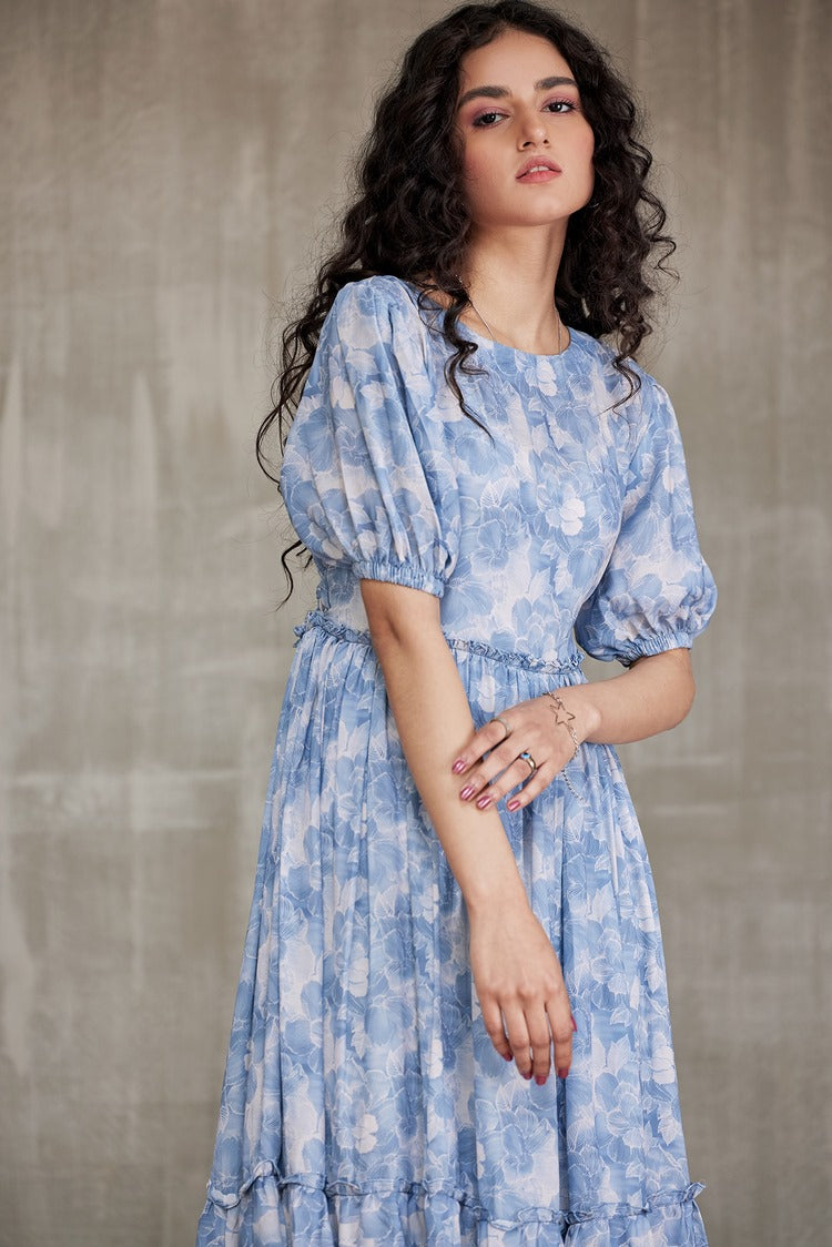 Western Georgette Dress