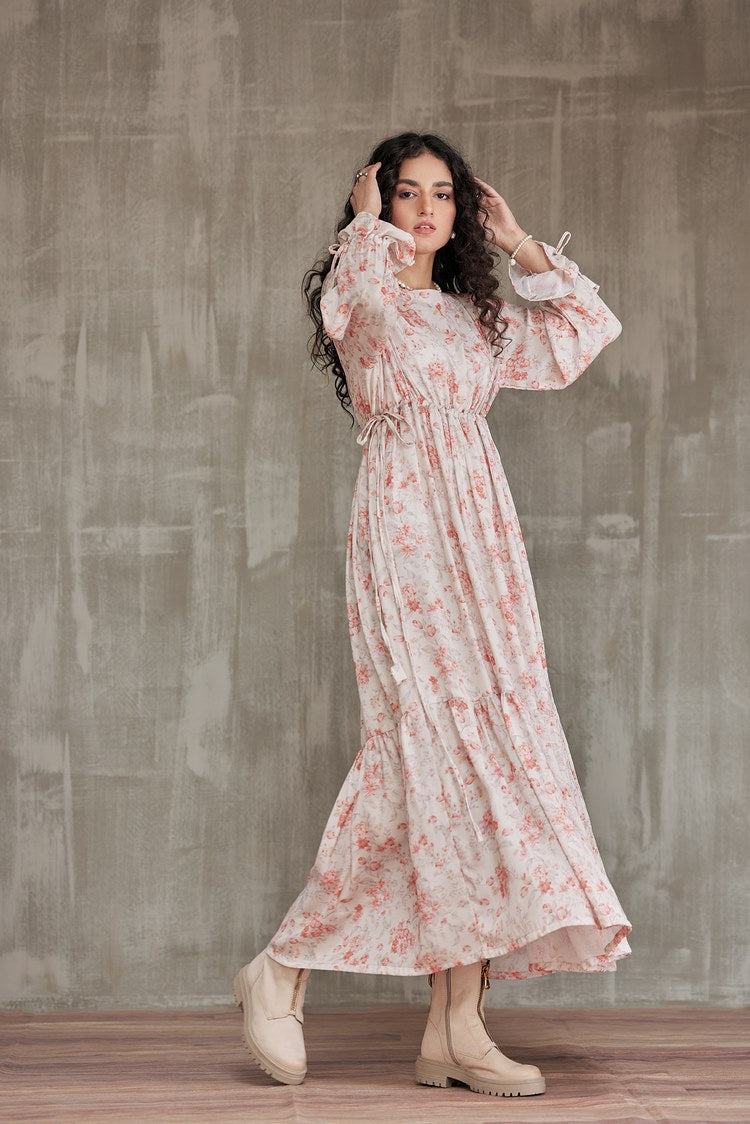 Western Georgette Dress – Ellena