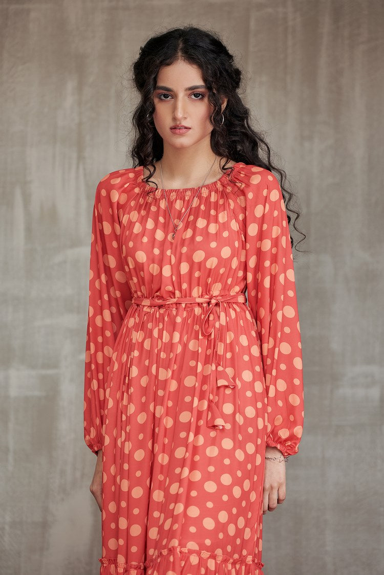 Western Georgette Dress