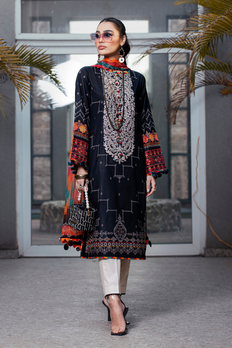 3-PC Unstitched Digital Printed Lawn Suit