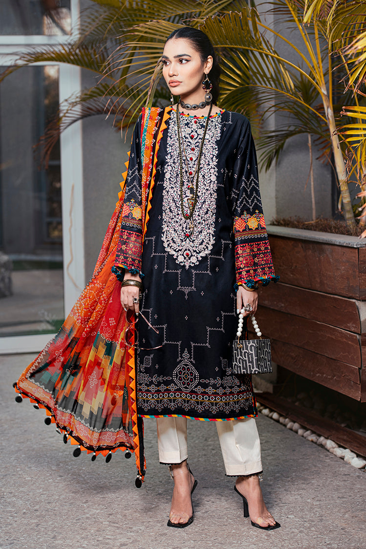 3-PC Unstitched Digital Printed Lawn Suit