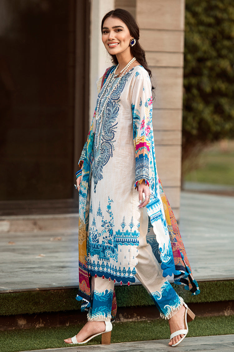 3-PC Unstitched Digital Printed Lawn Suit