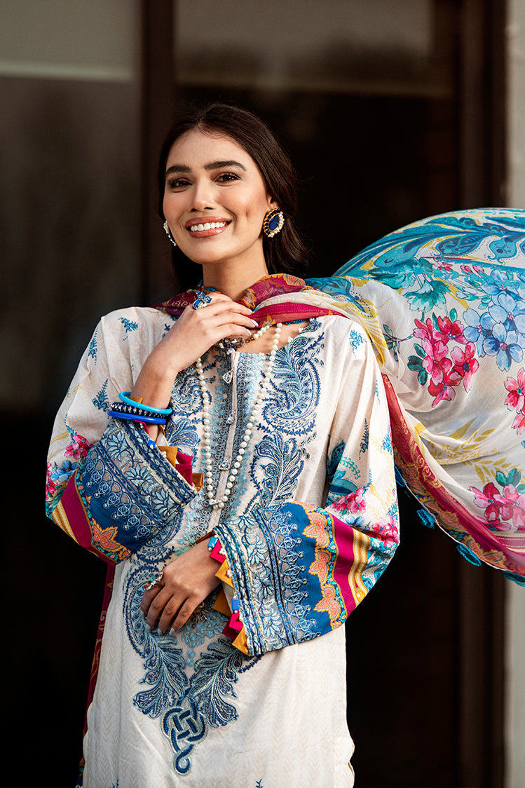 3-PC Unstitched Digital Printed Lawn Suit