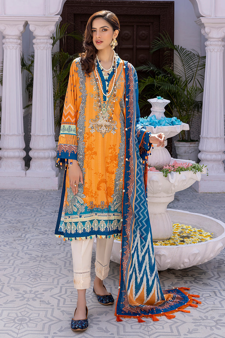 3-PC Unstitched Digital Printed Lawn Suit