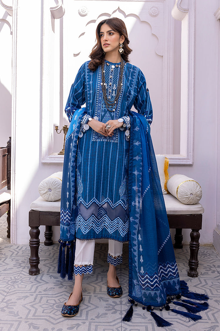 3-PC Unstitched Digital Printed Lawn Suit