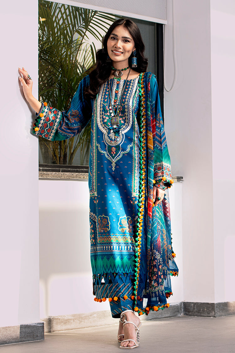 3-PC Unstitched Digital Printed Lawn Suit