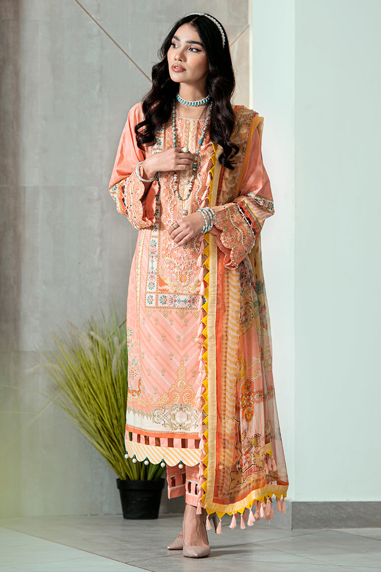 3-PC Unstitched Digital Printed Lawn Suit