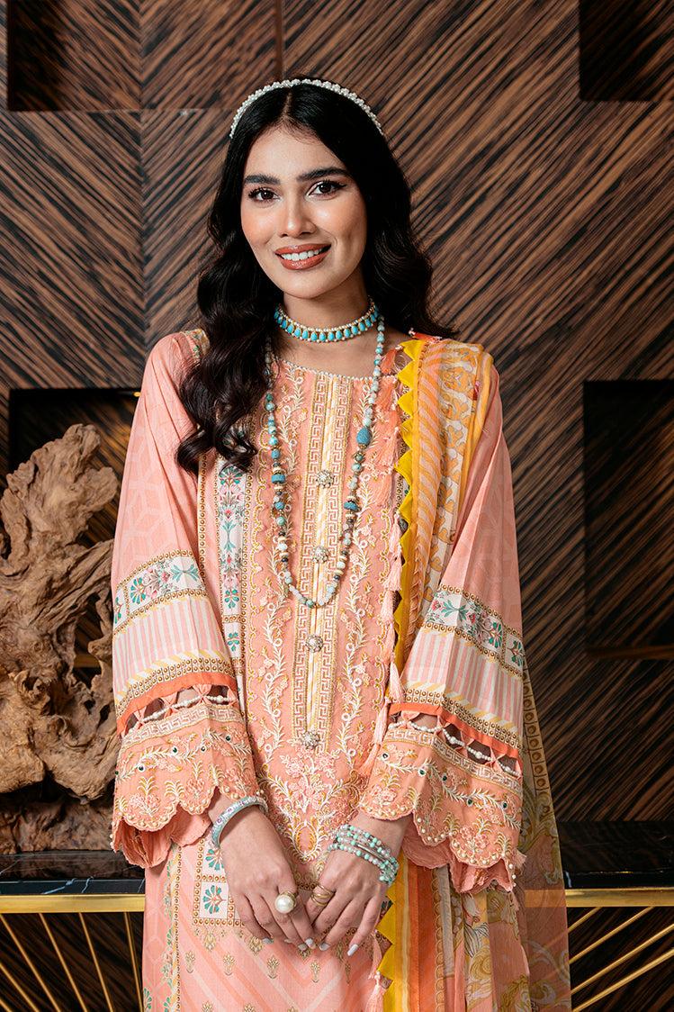 3-PC Unstitched Digital Printed Lawn Suit