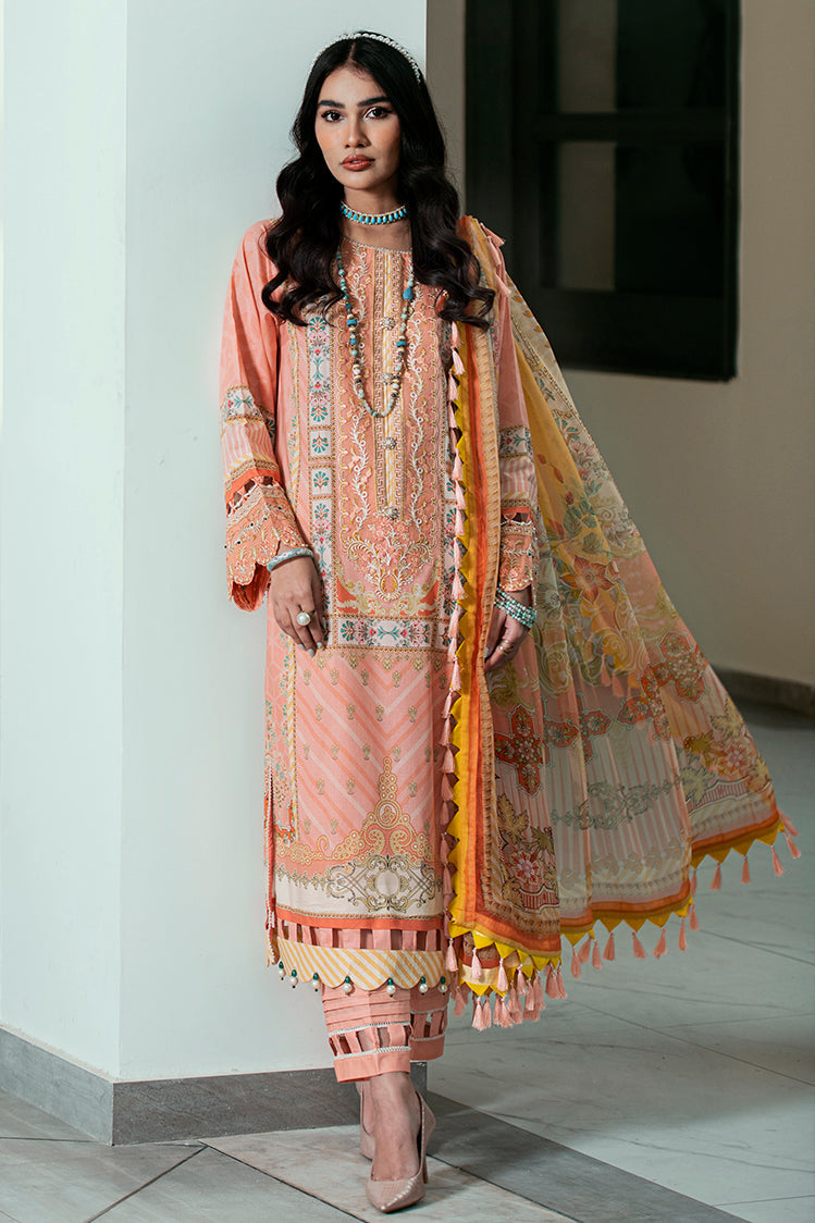 3-PC Unstitched Digital Printed Lawn Suit