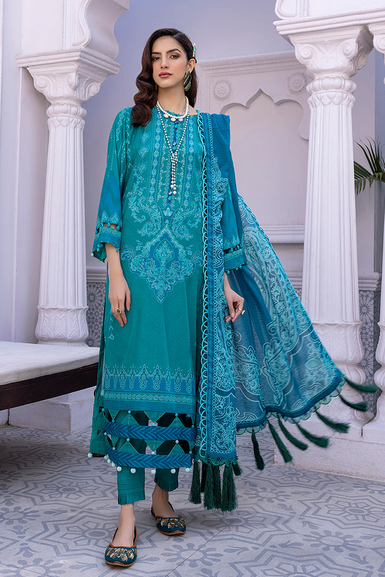 3-PC Unstitched Digital Printed Lawn Suit