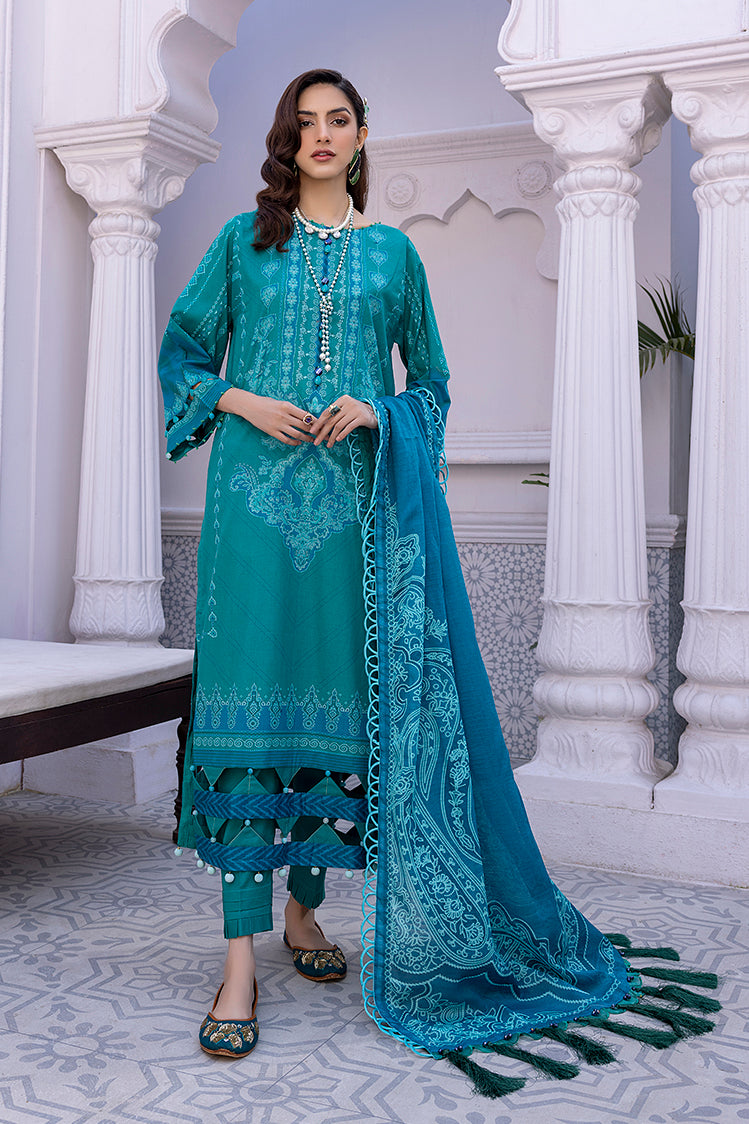 3-PC Unstitched Digital Printed Lawn Suit