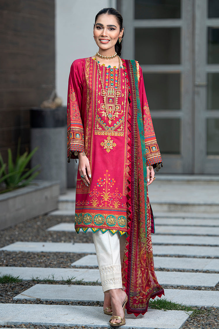 3-PC Unstitched Digital Printed Lawn Suit