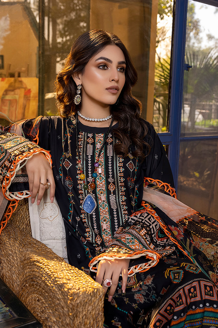 3-PC Unstitched Digital Printed Lawn Suit