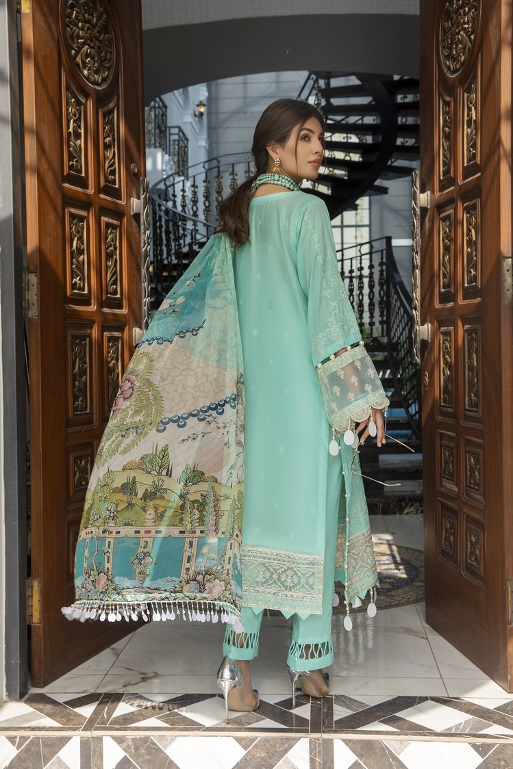 3-PC Unstitched Digital Printed Lawn Suit