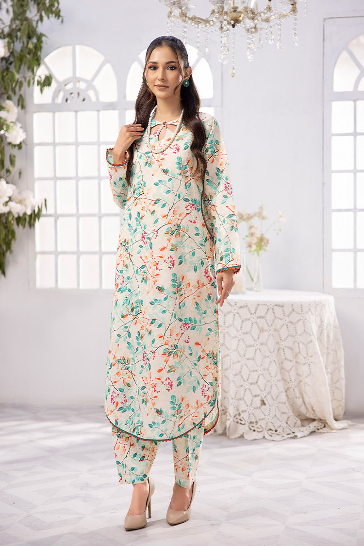 2-PC Unstitched Digital Printed Lawn Suit