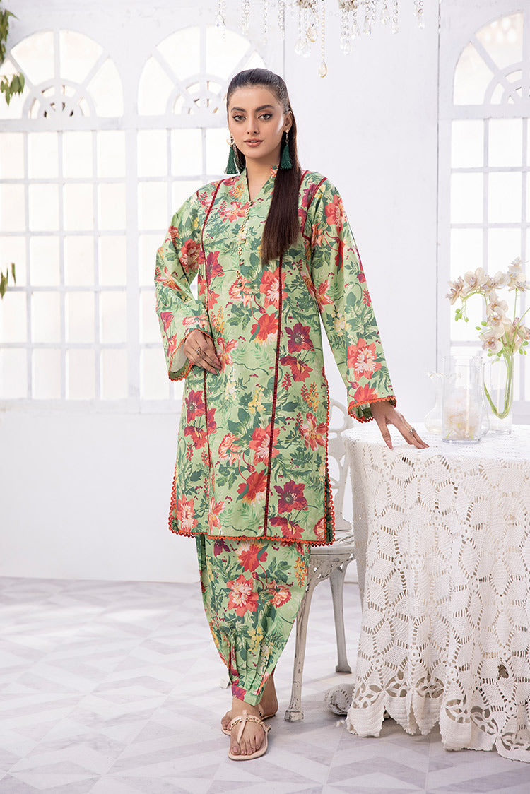 2-PC Unstitched Digital Printed Lawn Suit