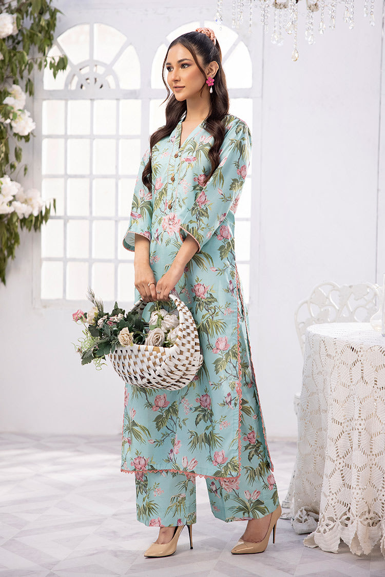 2-PC Unstitched Digital Printed Lawn Suit