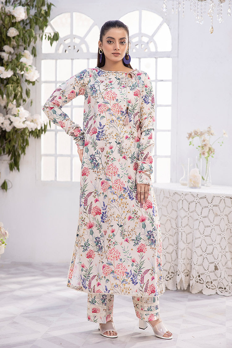 2-PC Unstitched Digital Printed Lawn Suit