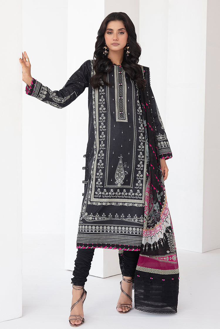 3-PC Unstitched Digital Printed Lawn Suit