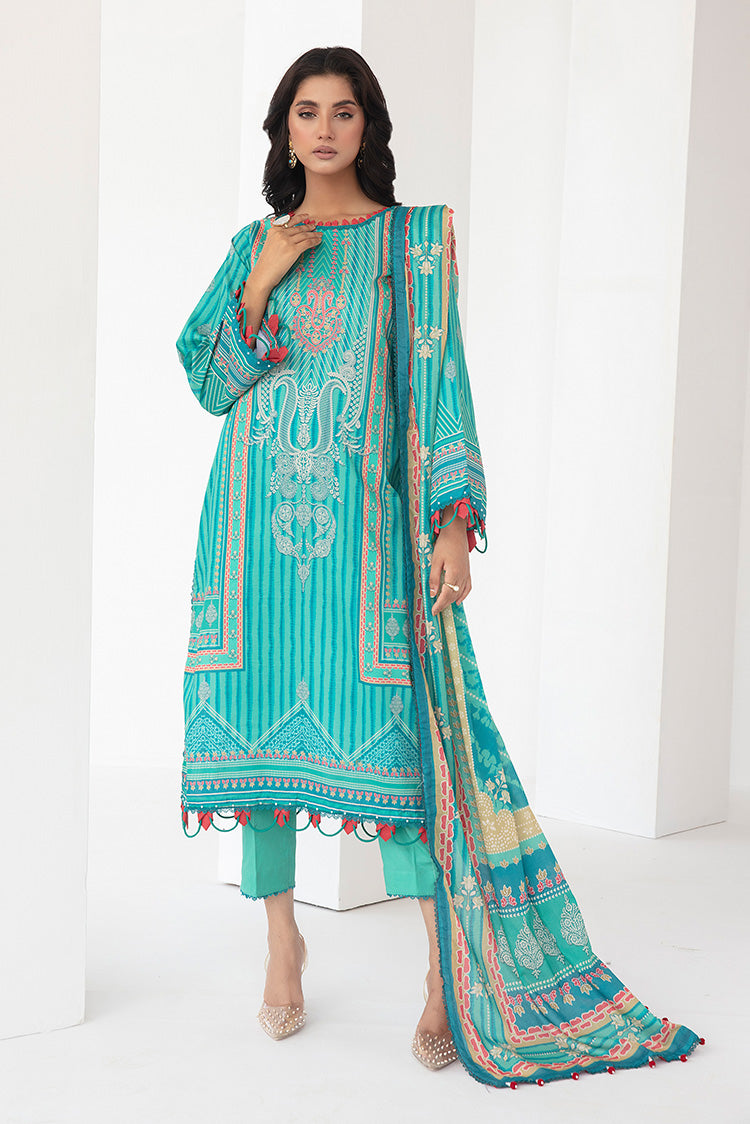 3-PC Unstitched Digital Printed Lawn Suit