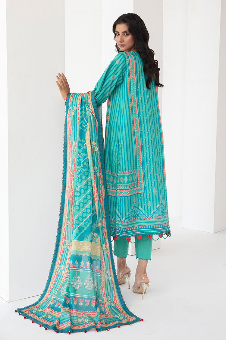 3-PC Unstitched Digital Printed Lawn Suit