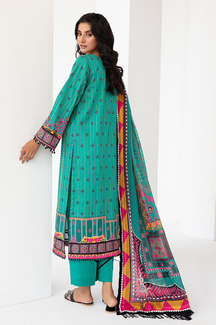 3-PC Unstitched Digital Printed Lawn Suit