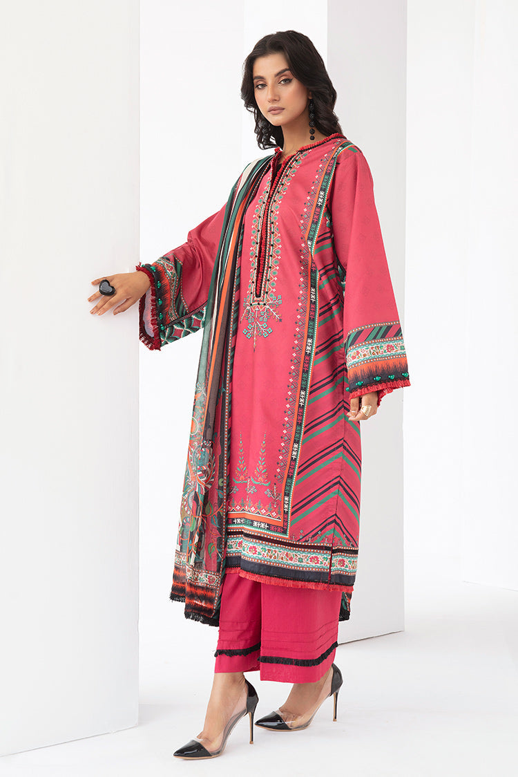 3-PC Unstitched Digital Printed Lawn Suit