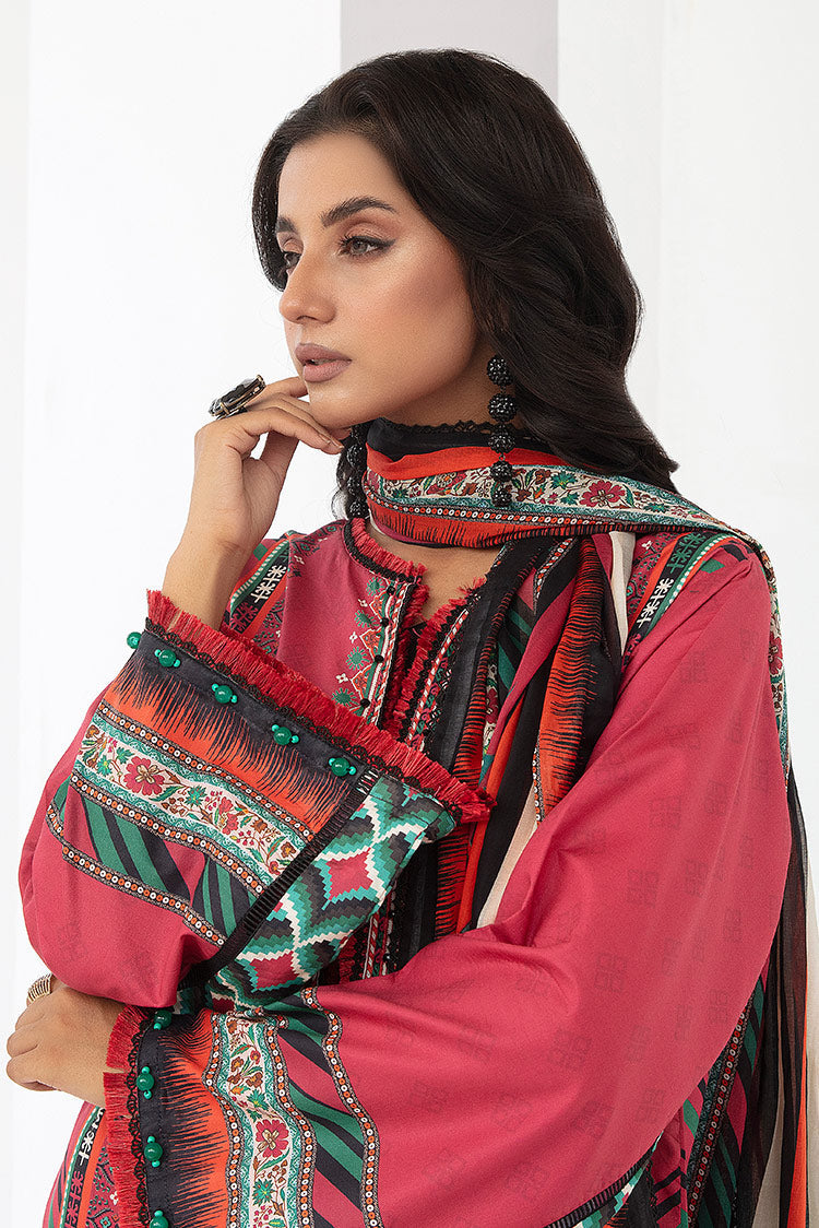 3-PC Unstitched Digital Printed Lawn Suit