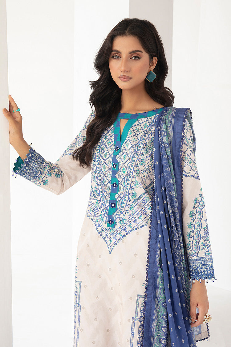 3-PC Unstitched Digital Printed Lawn Suit