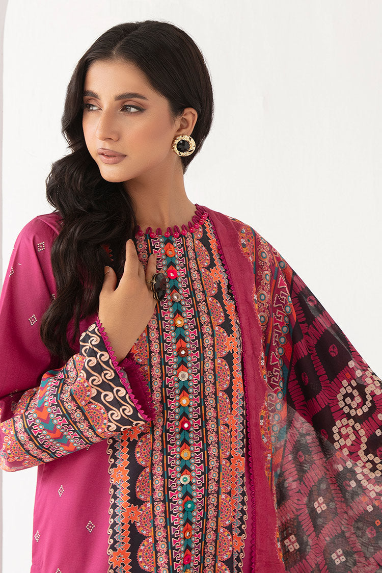 3-PC Unstitched Digital Printed Lawn Suit