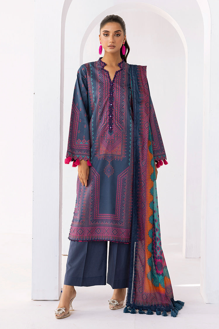 3-PC Unstitched Digital Printed Lawn Suit