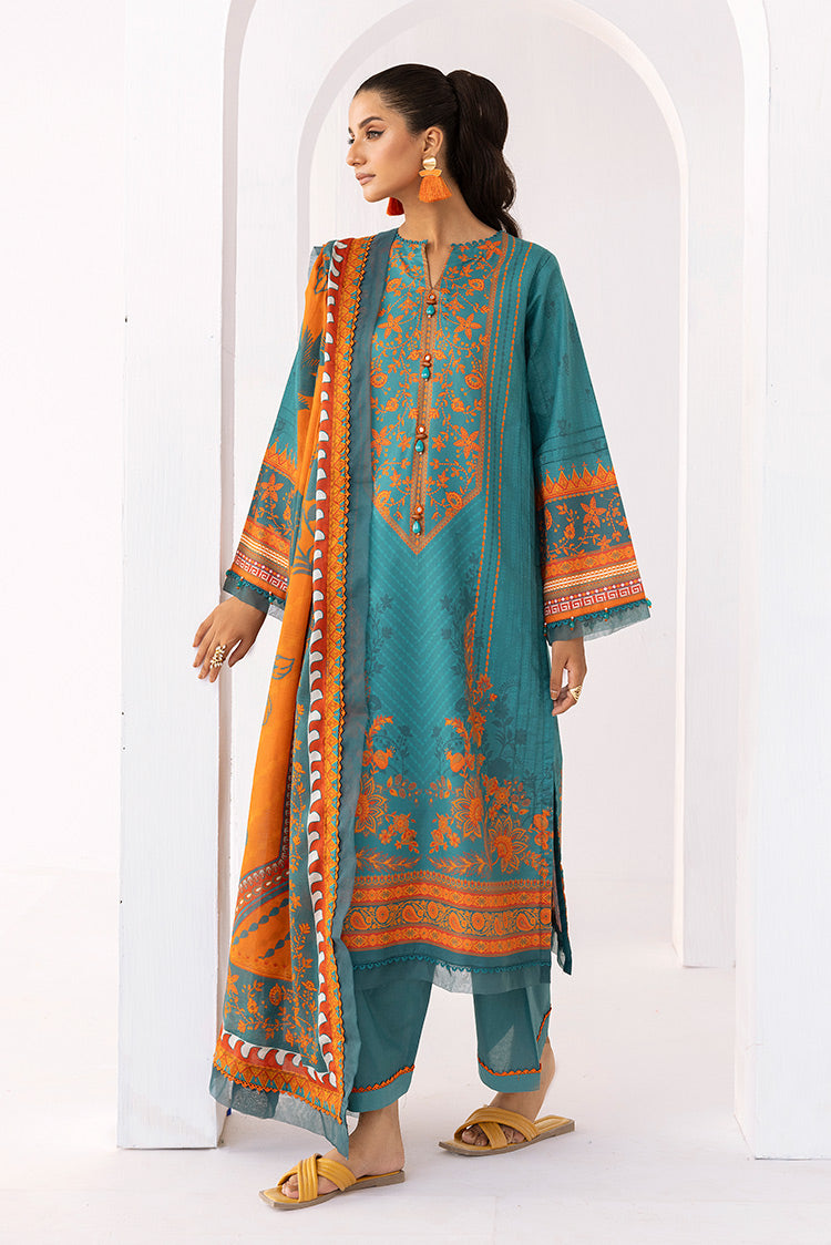 3-PC Unstitched Digital Printed Lawn Suit