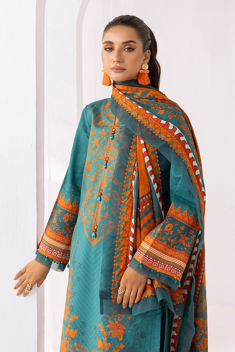 3-PC Unstitched Digital Printed Lawn Suit