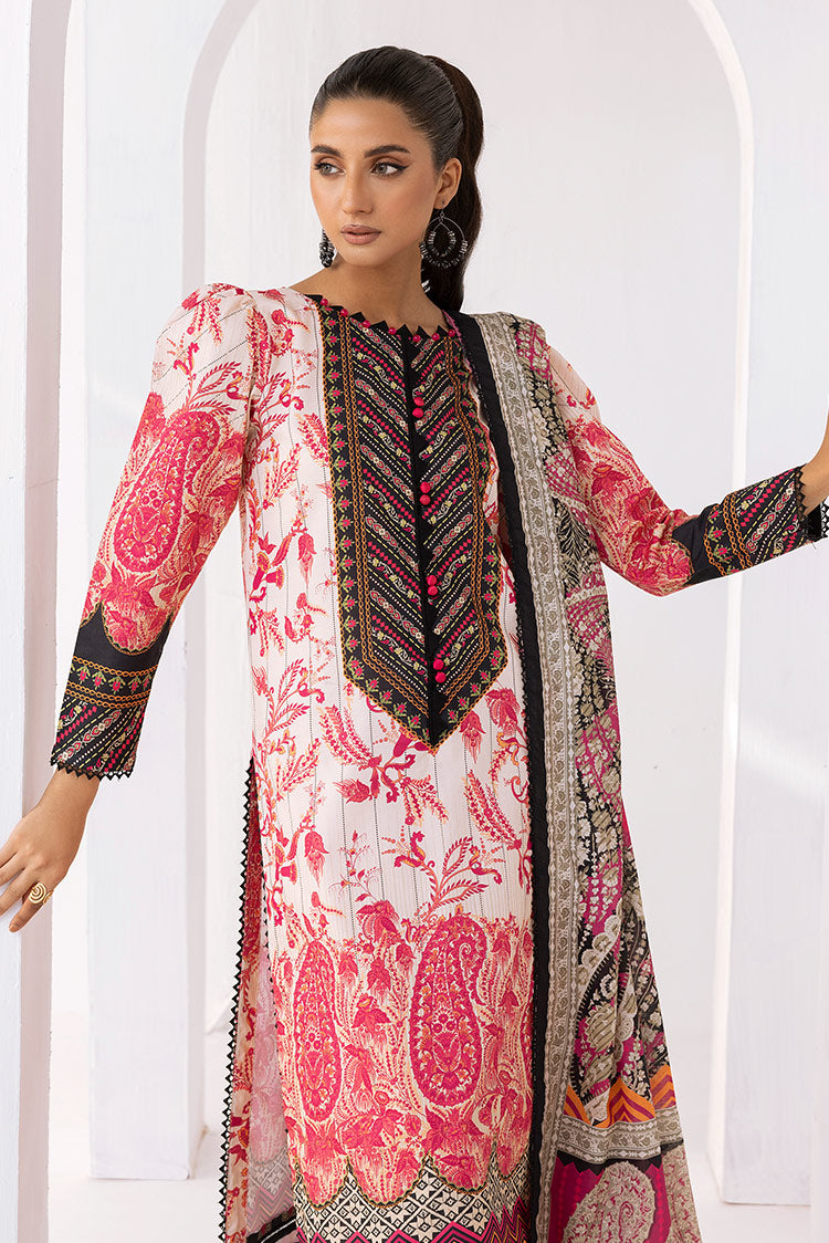 3-PC Unstitched Digital Printed Lawn Suit