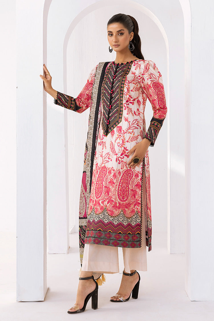 3-PC Unstitched Digital Printed Lawn Suit