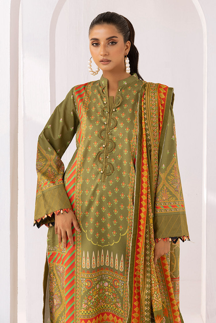 3-PC Unstitched Digital Printed Lawn Suit