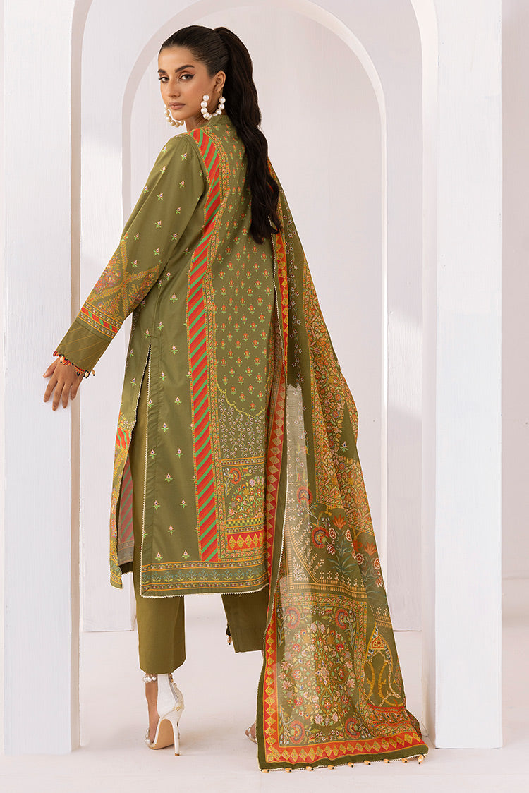 3-PC Unstitched Digital Printed Lawn Suit