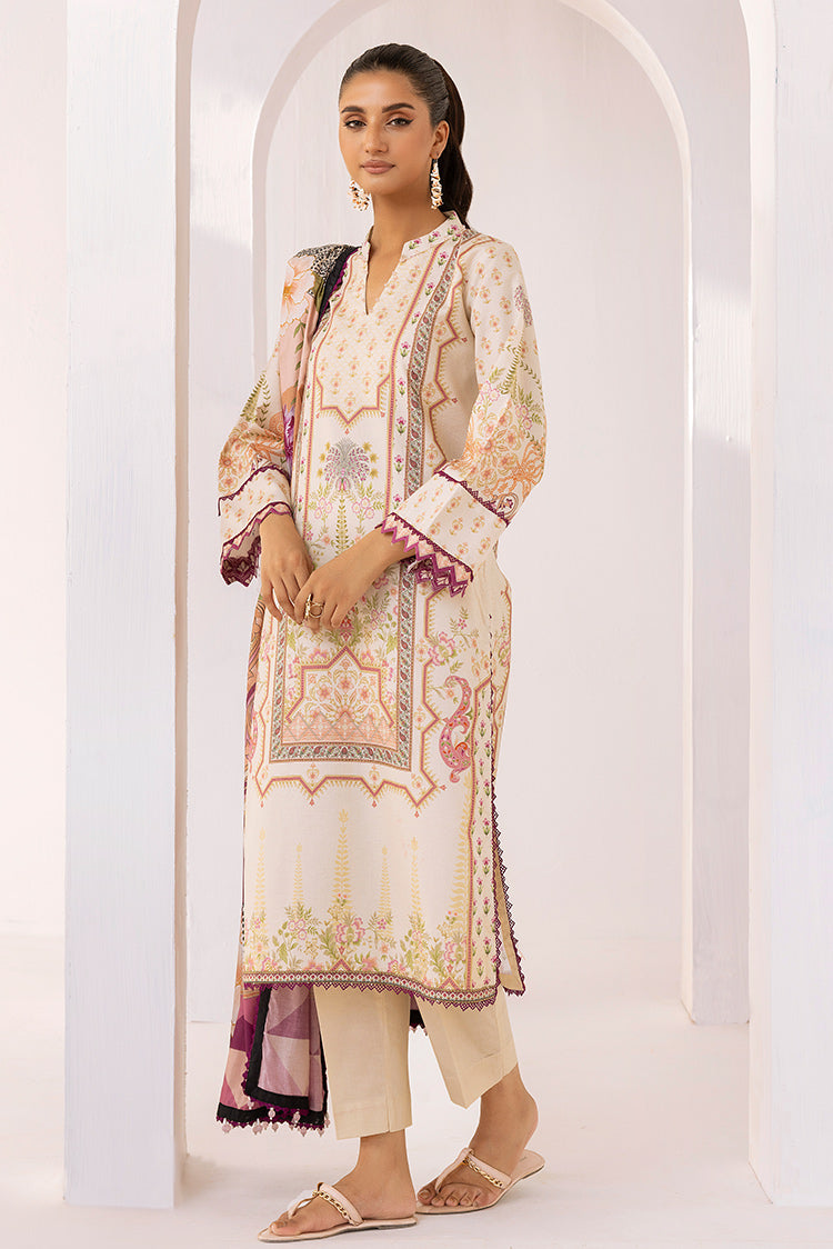 3-PC Unstitched Digital Printed Lawn Suit