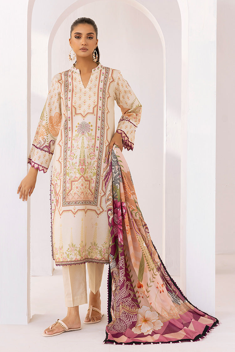 3-PC Unstitched Digital Printed Lawn Suit