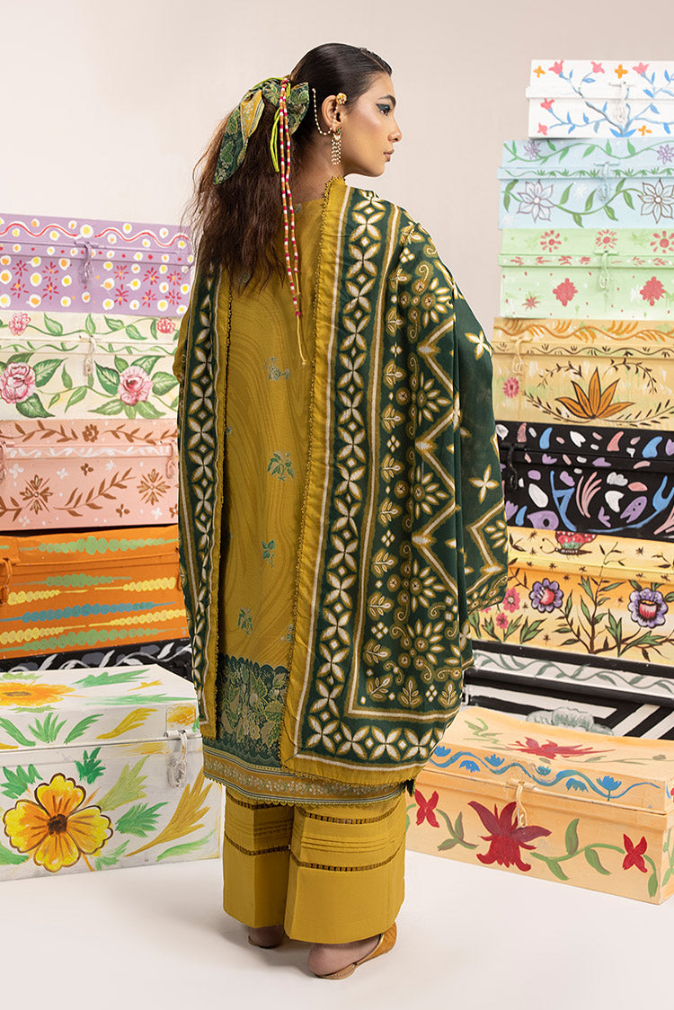 3-PC Unstitched Digital Printed Lawn Suit