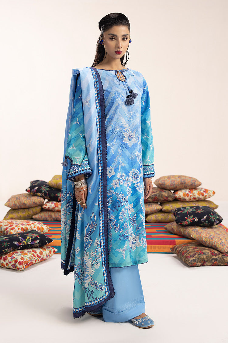 3-PC Unstitched Digital Printed Lawn Suit