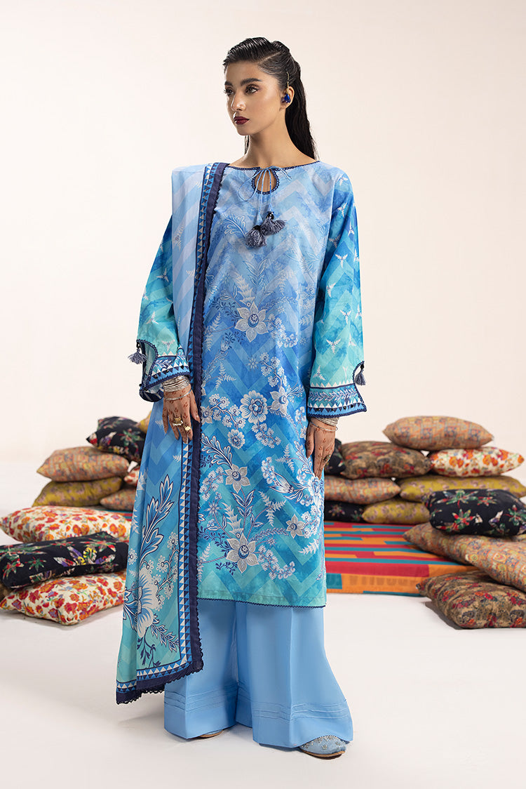 3-PC Unstitched Digital Printed Lawn Suit