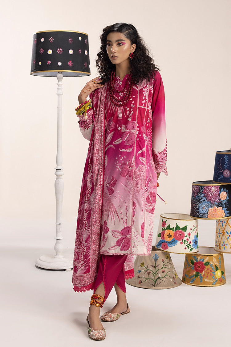 3-PC Unstitched Digital Printed Lawn Suit