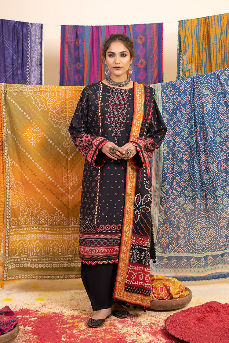 3-PC Unstitched Digital Printed Lawn Suit