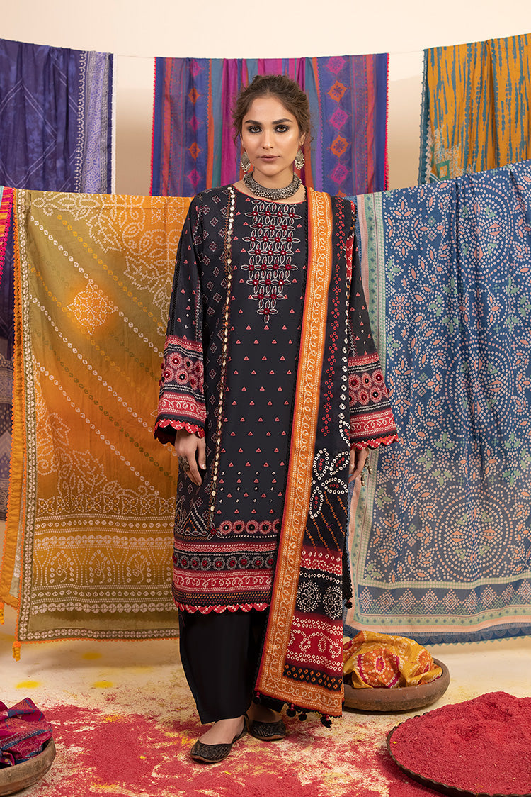 3-PC Unstitched Digital Printed Lawn Suit