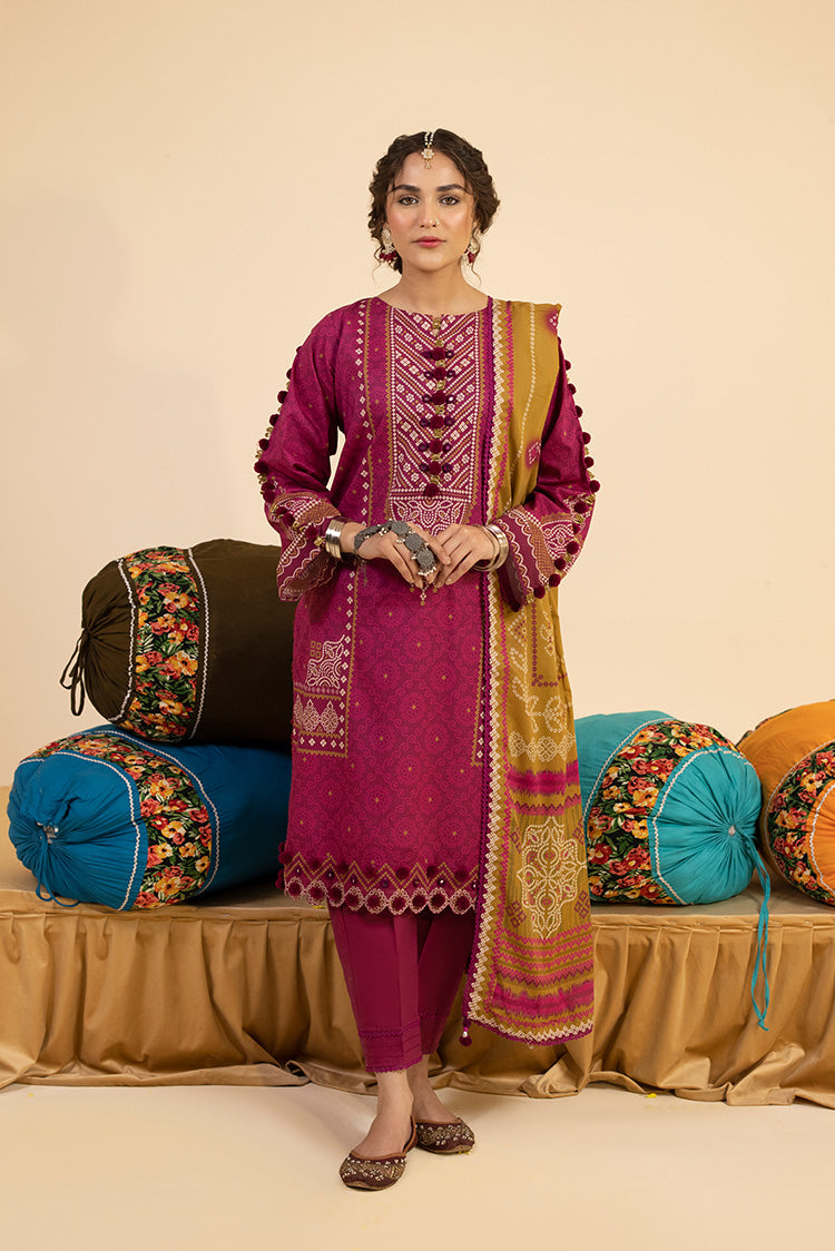 3-PC Unstitched Digital Printed Lawn Suit