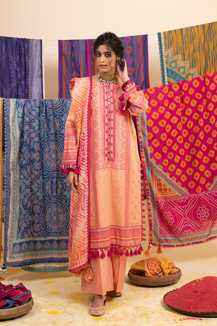 3-PC Unstitched Digital Printed Lawn Suit