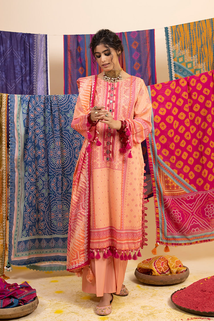 3-PC Unstitched Digital Printed Lawn Suit