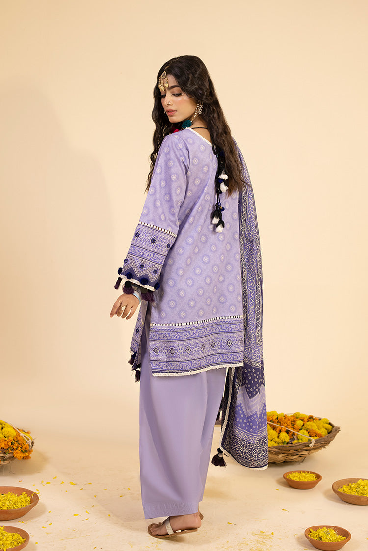 3-PC Unstitched Digital Printed Lawn Suit