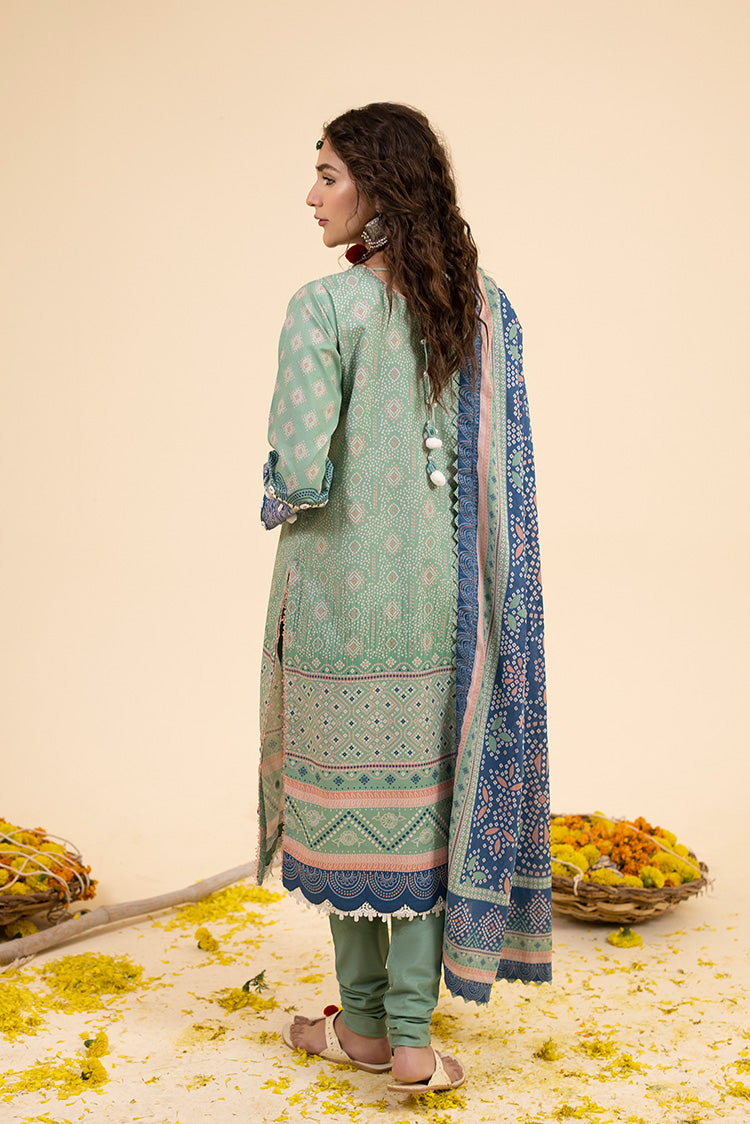 3-PC Unstitched Digital Printed Lawn Suit